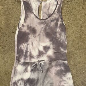 Tie-Dye Sleeveless Jumpsuit